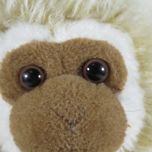 WWF Monkey Plush Toy Cream Brown Eco-Friendly Stuffed Animal 1986 Vintage - Picture 6 of 16